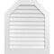 Ekena Millwork Octagonal Top Surface Mount PVC Gable Vent w/ 3-1/2"W x 1"P Standard Frame, 32"W x 38"H GVPOT32X3801SN - alternate 1